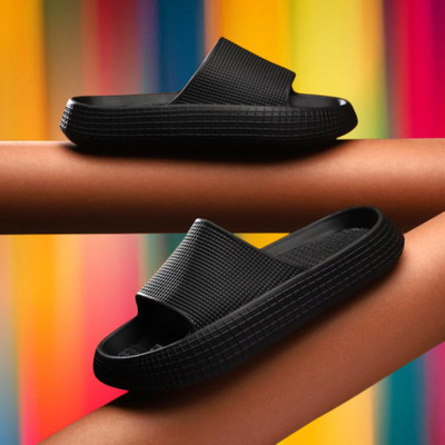 Ambit Shoe Men Slippers(Black , 7)