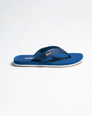 RTS Men Flip Flops(Blue , 8)
