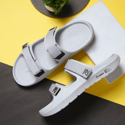 athree Men Flip Flops(Grey , 10)