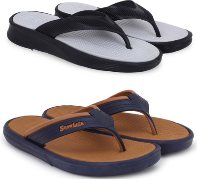 Kapani Fashion Men Slippers(Grey, Brown , 8)