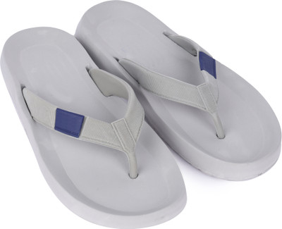 Rome Hunters Men Flip Flops(Grey , 7)