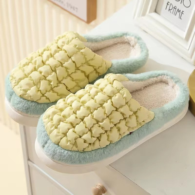 WOLVESDEN Women Flip Flops(Yellow , 6)