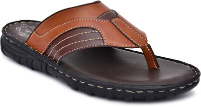 APPELON Men Slippers(Tan , 10)