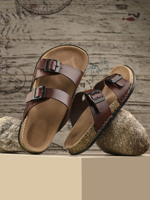 Layasa Men Sandals(Brown , 7)