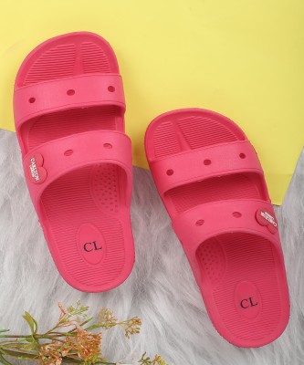 CARLTON LONDON Women Slides(Pink , 6)