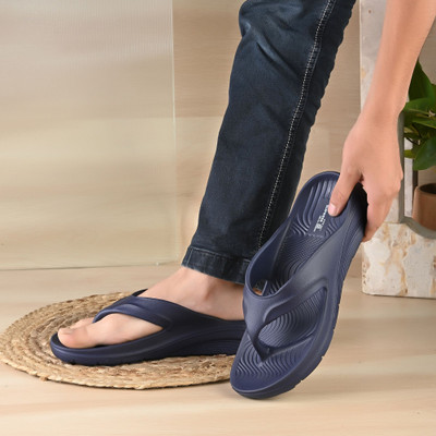slipover Men Doctor Soft|Orthopedic|Comfort|Lightweight|Durable|Diabetic|Non Slip Slipper Flip Flops(Blue , 6)