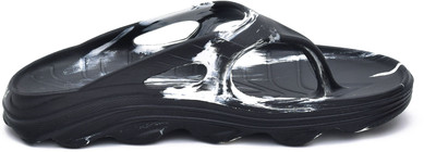 Doubleu Men Flip Flops(Black , 11)