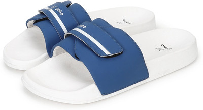 yoho Men Drystep slides for men | Water-friendly | lightweight and Comfortable Stylish Slides(Blue , 10)