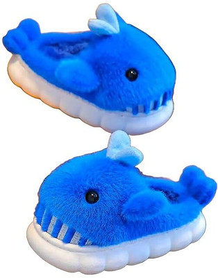 Tricky Shopper Women Slippers(Blue , 4.5)