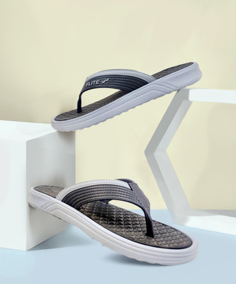 FLITE Men Slippers(Grey , 8)
