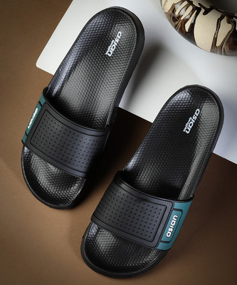 asian Men Slides(Black, Olive , 7)