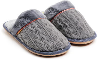 RICHMEN Women Slides(Grey , 7)