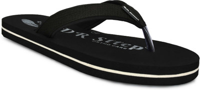 DR STTEP Men Slippers(Black , 8)