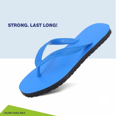 Relaxo Men Slippers(Blue, Black , 5)