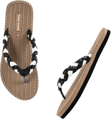 Time Jump Women Slippers(Black , 7)
