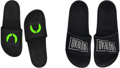 nvisan Men Slides(Green, Grey , 7)