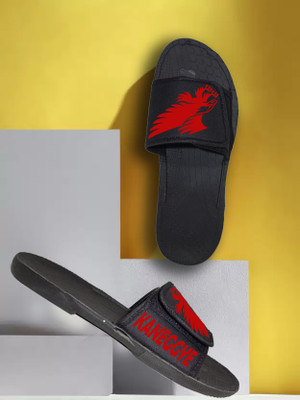 KANEGGYE Men Slides(Red , 9)