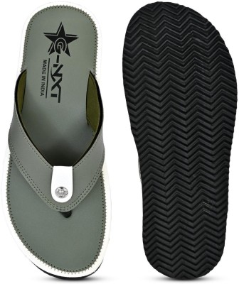 G NXT Men Flip Flops(Green , 10)