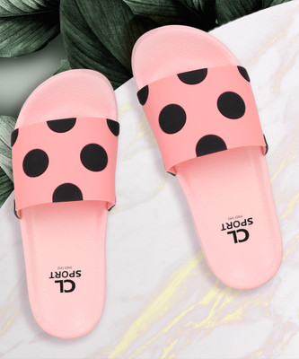 Carlton London sports Women Slides(Pink , 3)
