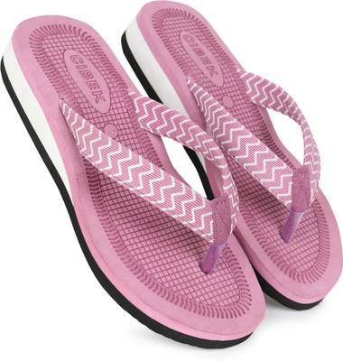 CIBEK Women Doctor step with Cibek comfortable extra soft daily wear women slipper Flip Flops(Pink , 6)