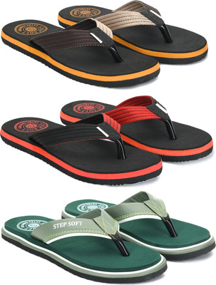 Stepsoft Men Slippers(Multicolor , 8)