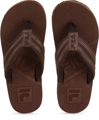 FILA Men Flip Flops(Brown , 11)