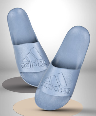 ADIDAS Men Slides(Blue , 10)