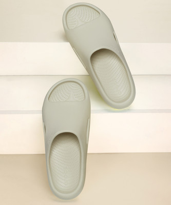 CROCS Men Mellow Slide Bone Slides(Off White , 8 UK/India)