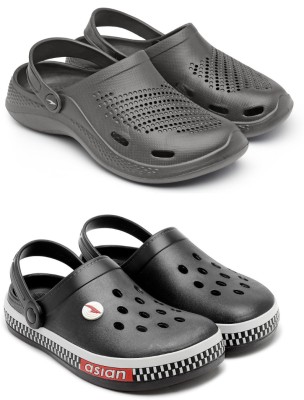 asian Men Slides(Black , 9)