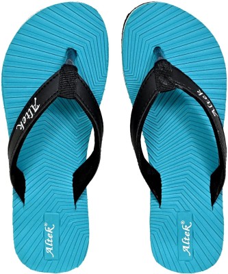 Altek Men Flip Flops(Green , 8)