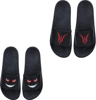 Digicros Men Slides(Red, Red , 6)