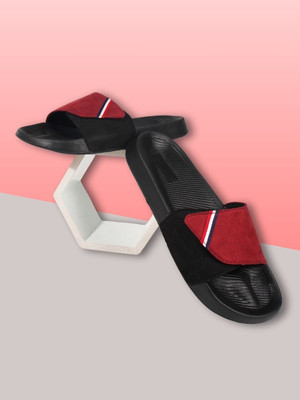 PERY-PAO Men Slides(Maroon , 7)