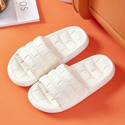 Cozy Fox Men Slides(White , 7)