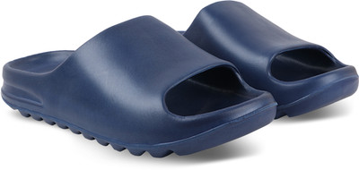 DEFLOW Men Slides(Navy , 9)