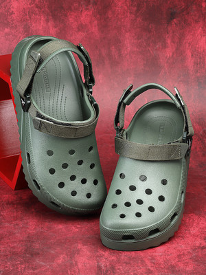 BERSACHE Men Clogs(Green , 7)