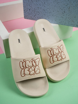 HRX by Hrithik Roshan Men Slippers(Beige , 7)