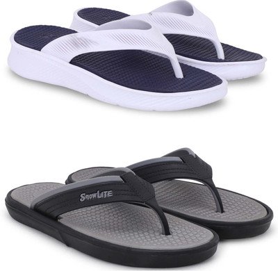 Kapani Fashion Men Slippers(Blue, Grey , 7)