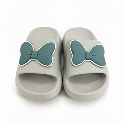 HELEEY Women Slides(Grey , 7)