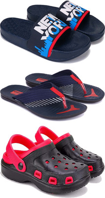 DRACKFOOT Men Slides(Red , 10)