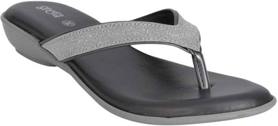 GRETA Women Flats(Grey , 4)
