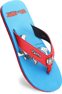 yoho Men Slippers(Blue , 8)