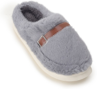 Cassiey Men Slippers(Grey , 7)
