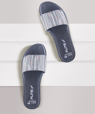 FLITE Women Slides(Grey , 7)