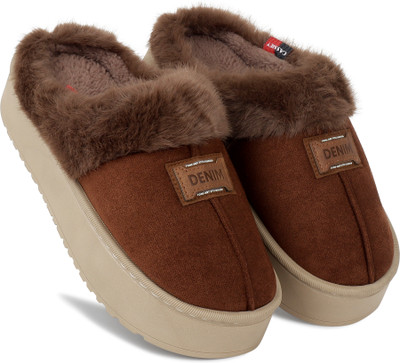 Cassiey Women Slippers(Brown , 7)