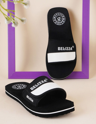 Belizza Men Slides(Black , 10)