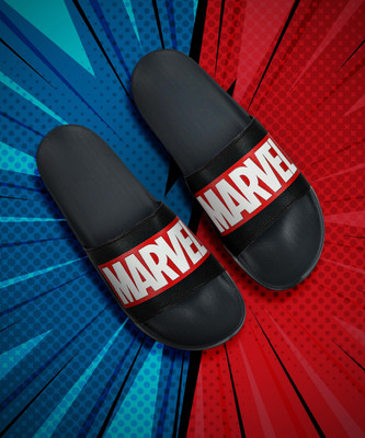 Paragon Men EVMK10922G Men's Sliders | Comfortable, Lightweight, Durable | Everyday Use Slides(Black , 6)