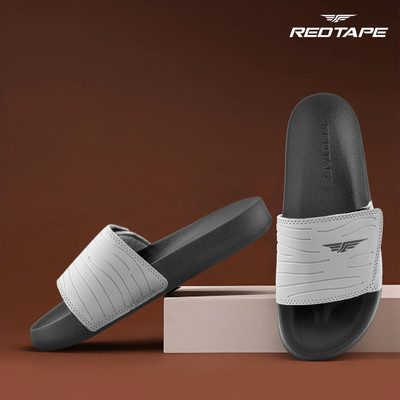 RED TAPE Men Slides(Grey , 6)