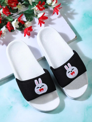 Footox Women Slippers | Slides | Flipflop | Clogs | Ortho | Acupressure Slides(White , 7)