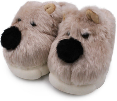 VRITRAZ Women Slippers(Brown , 7)