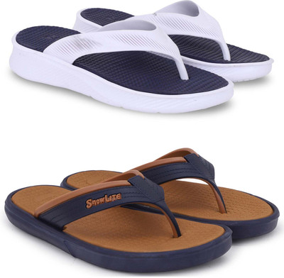 Pampy Angel Men Slippers(Blue, Brown , 10)